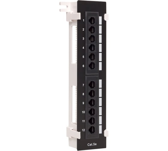 Изображение товара Настенная неэкранированная патч-панель EKF teracom pro cat.5e utp 12 портов rj-45 dual idc TRP-WPP-5EUTP-12
