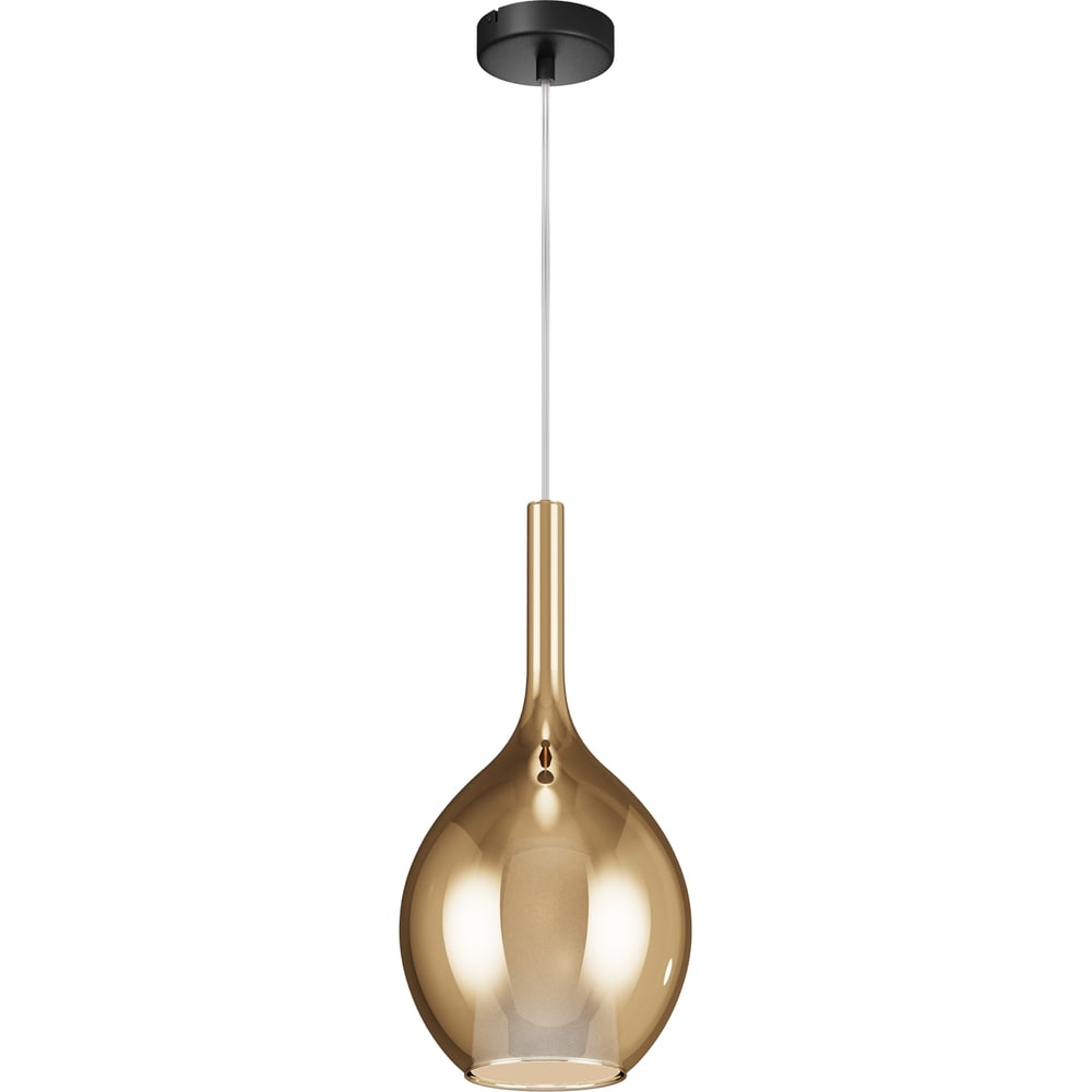 Изображение товара Подвесной светильник MAYTONI duality MOD271PL-01B2 1хE27 60W стиль модерн черный с золотым плафоном