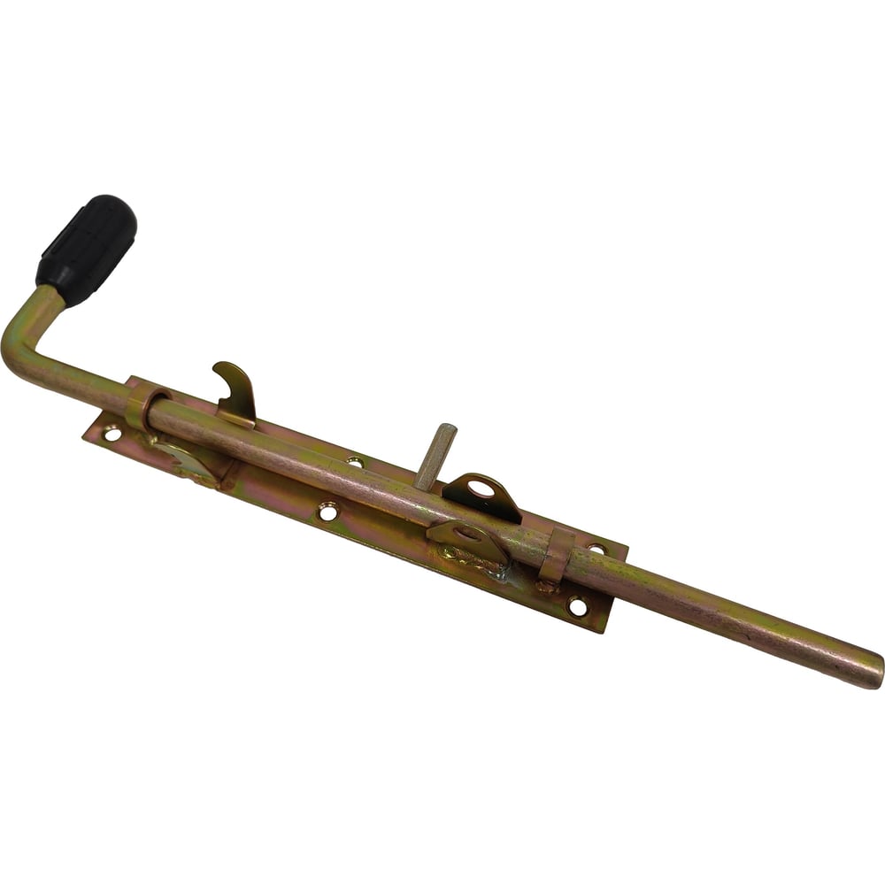 Изображение товара Засов под замок Скобяной на узкой площадке 400 мм оцинкованная сталь