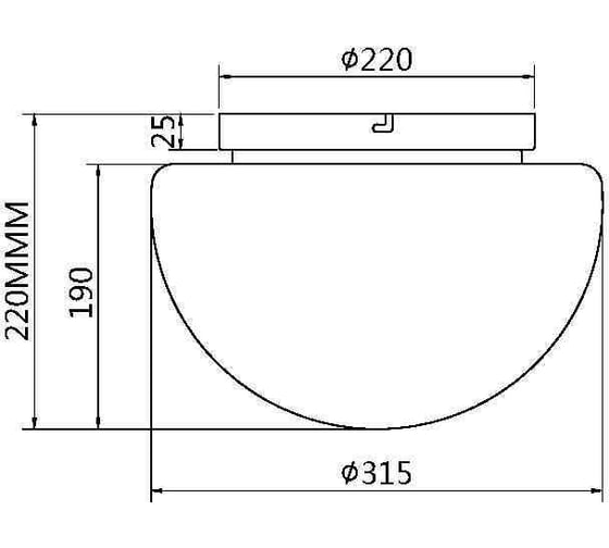 Изображение товара Потолочный светильник MAYTONI glassy 1хe27x60w металл золото MOD270CL-01G