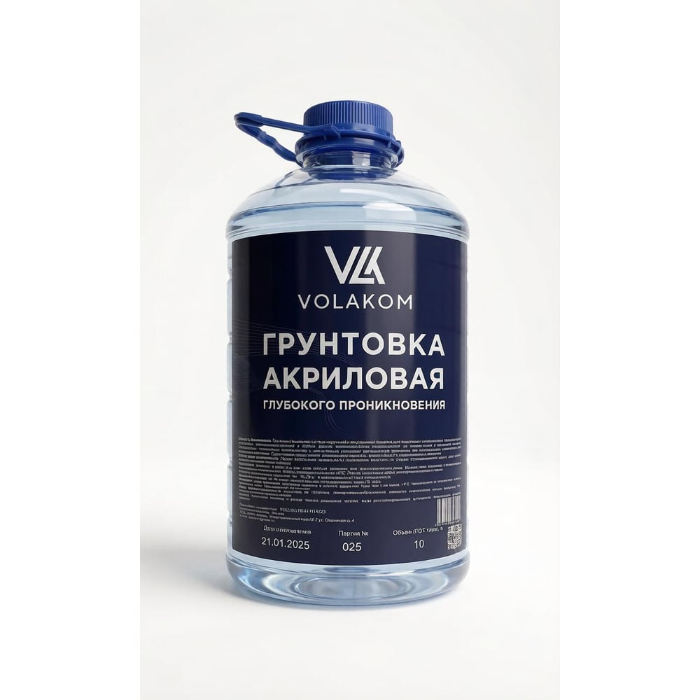 Изображение товара Грунтовка глубокого проникновения Volakom 10 л, ПЭТ 658057