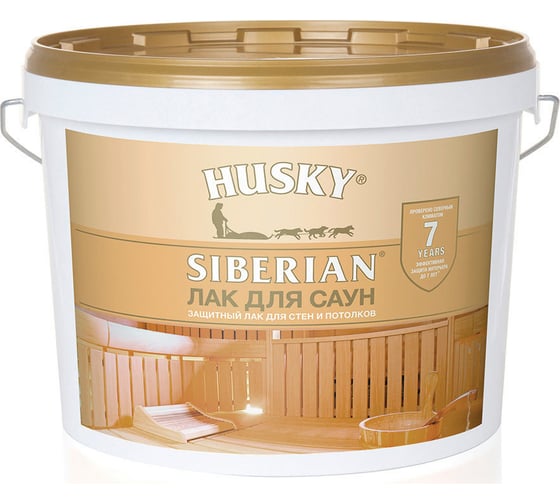 Изображение товара Лак для саун HUSKY SIBERIAN 9 л 31273