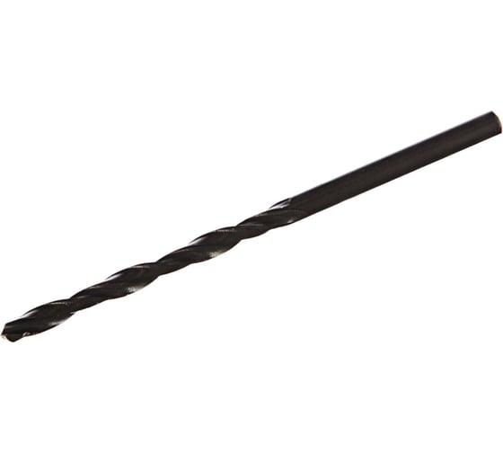 Изображение товара Сверло по металлу стс-018 HSS, парооксидированное, черное, 4.5х80 мм Strong стс-01800045