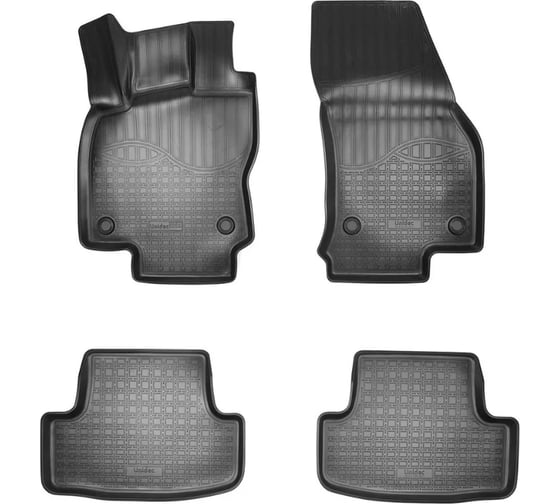 Изображение товара Коврики салонные UNIDEC НОР-ПЛАСТ для Volkswagen T-Roc 3D, 2017 NPA10-C95-565