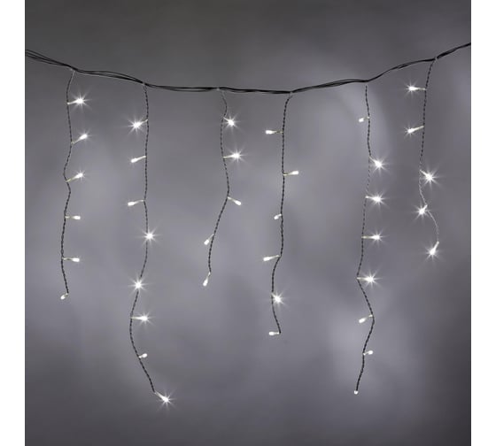 Изображение товара Электрогирлянда сосулька ООО Комус 5.64x0.56 м + 1.5 м е96354 1499557