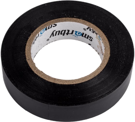 Изображение товара Изолента Smartbuy 0.13х15 мм, 20 метров, черная SBE-IT-15-20-b