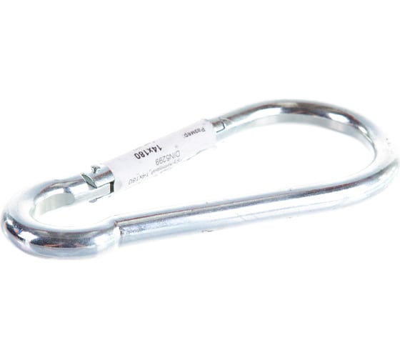 Изображение товара Пружинный карабин Саморезик 14х180 DIN 5299 C, 5 шт. DIN5299C-14х180-1