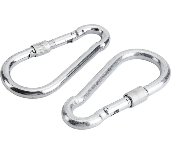 Изображение товара Карабин с фиксатором Саморезик 12х140 DIN 5299 D DIN5299D-12х140-1