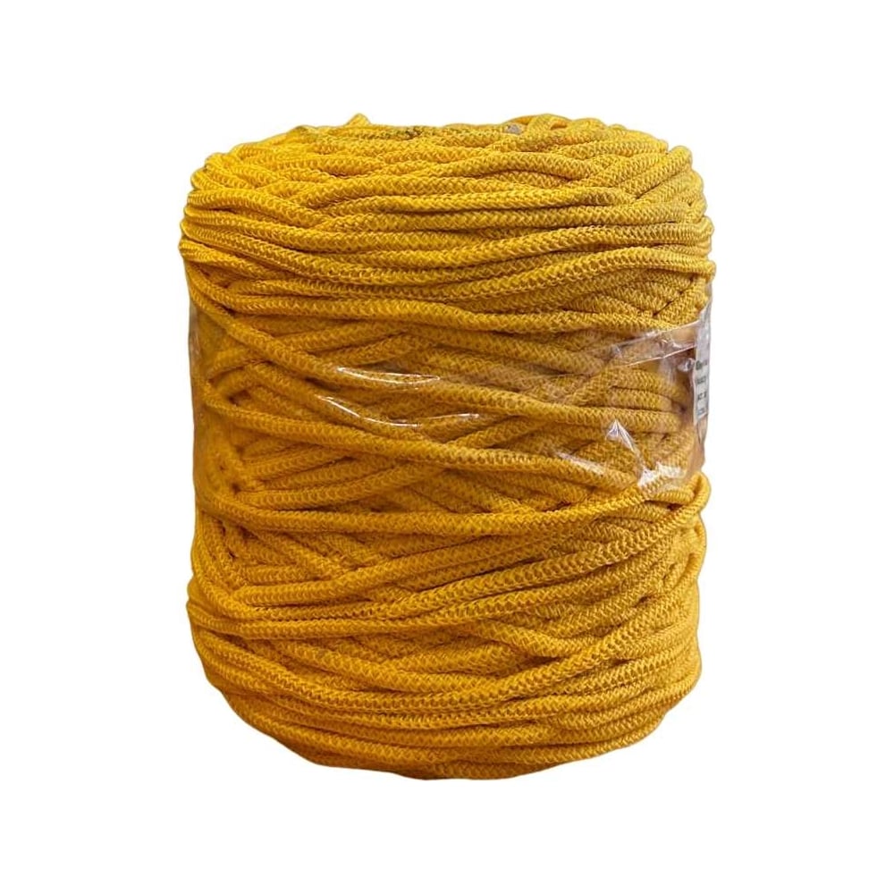 Изображение товара Прорезиненный шнур Эбис 3,5 мм 200 м желтый для бытовых и хозяйственных нужд