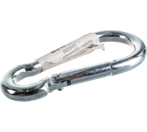 Изображение товара Пружинный карабин Саморезик 11х120 DIN 5299 C, 1 шт. DIN5299C-11х120-1