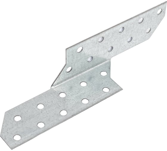 Изображение товара Держатель балки МЕТИЗНЫЙ ДВОР DB П правый оцинк. 170х40х40, 2,0 мм 4690441003898