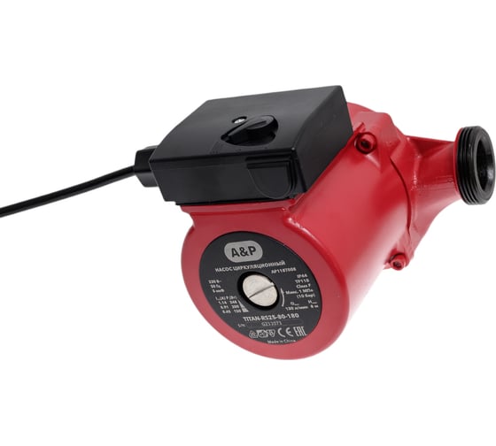 Изображение товара Циркуляционный насос A&P Titan-RS25-80-180 AP118T008