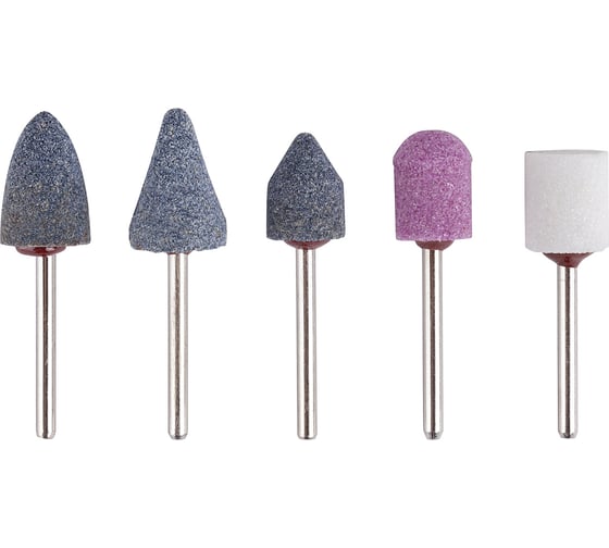 Изображение товара Набор насадок абразивных шлифовальных мини, 5 предметов AV Steel AV-802551