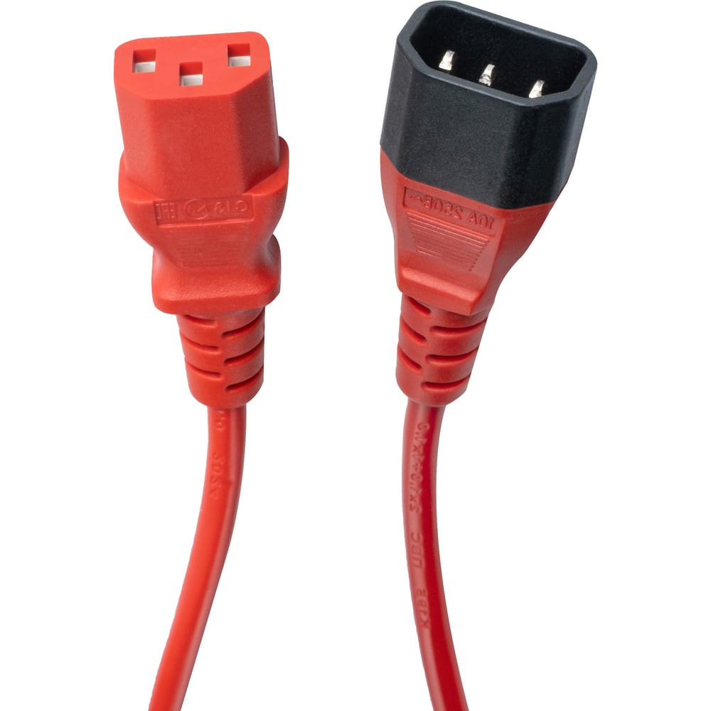 Изображение товара Кабель питания FL-PC-C13/C14-C1-0.5-RD ПВС-АП 3x1.0 С13 - C14, 220/250В, 10А, красный, 0.5м Filum 00-01028283 Изображение товара Кабель питания FL-PC-C13/C14-C1-0.5-RD ПВС-АП 3x1.0 С13 - C14, 220/250В, 10А, красный, 0.5м Filum 00-01028283