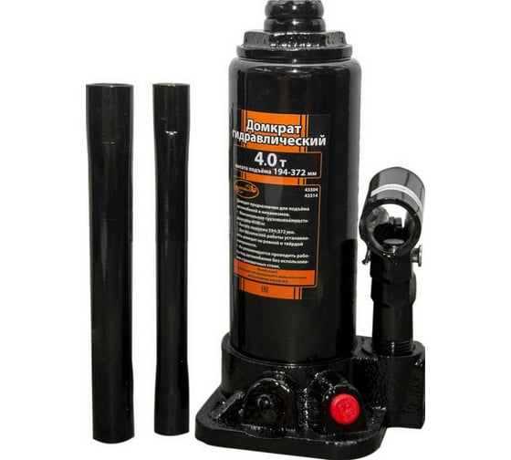 Изображение товара Гидравлический домкрат АвтоDело 4 т 194-372 мм 43304 10056