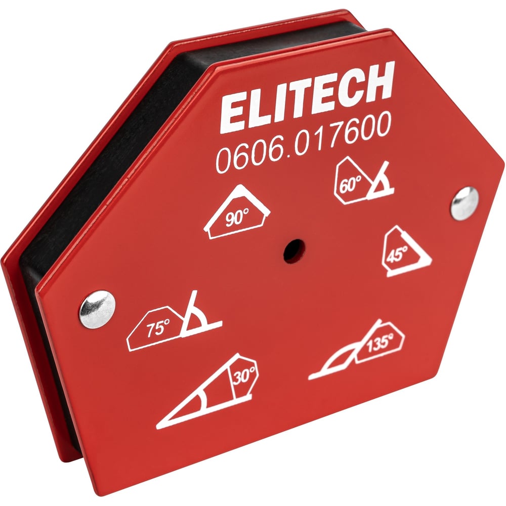 Магнитный уголок 0606.017600 (23кг,30/45/60/75/90/135°) Elitech 195310