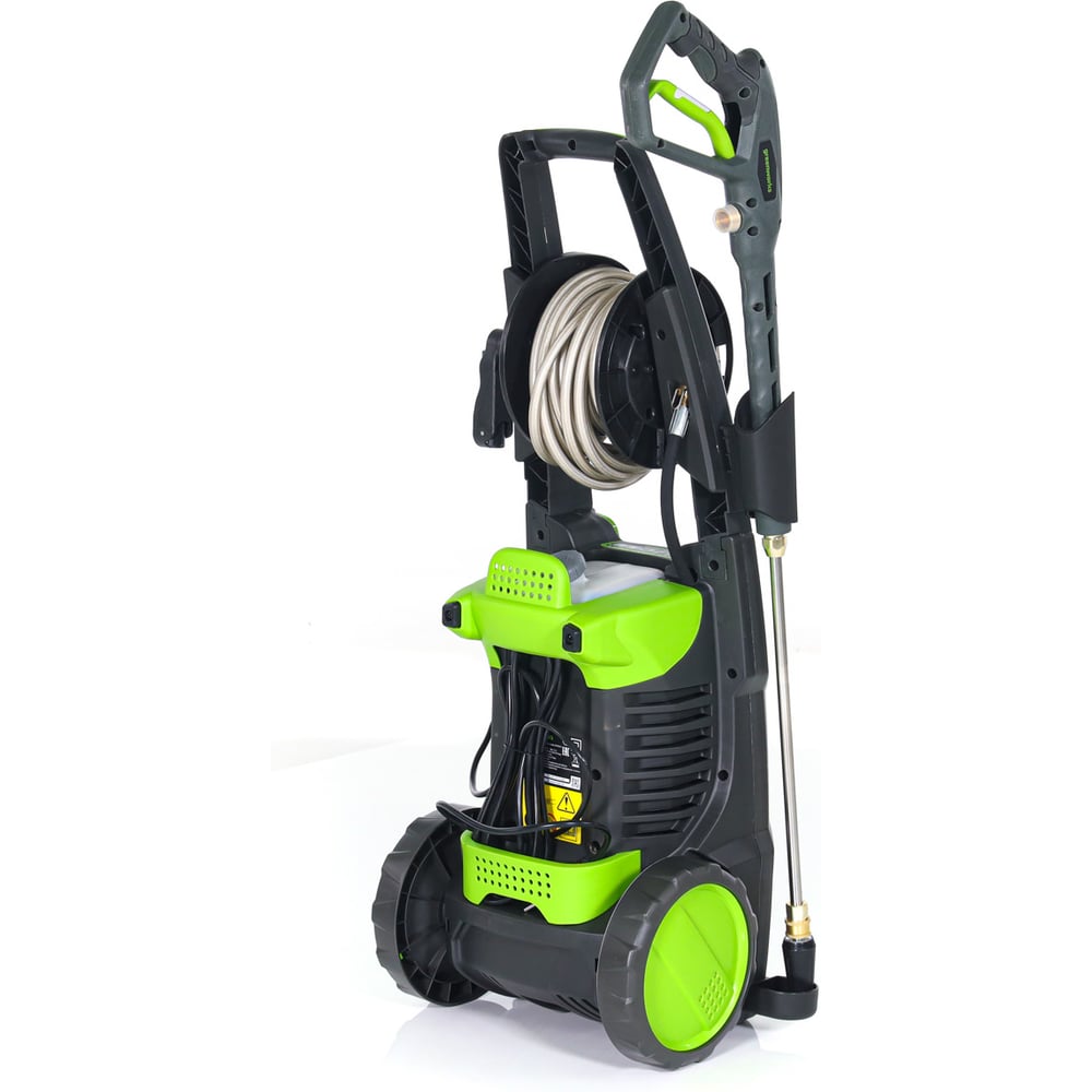 Изображение товара Электрическая мойка высокого давления Greenworks 2000 Вт, 140 бар 5106607 Изображение товара Электрическая мойка высокого давления Greenworks 2000 Вт, 140 бар 5106607