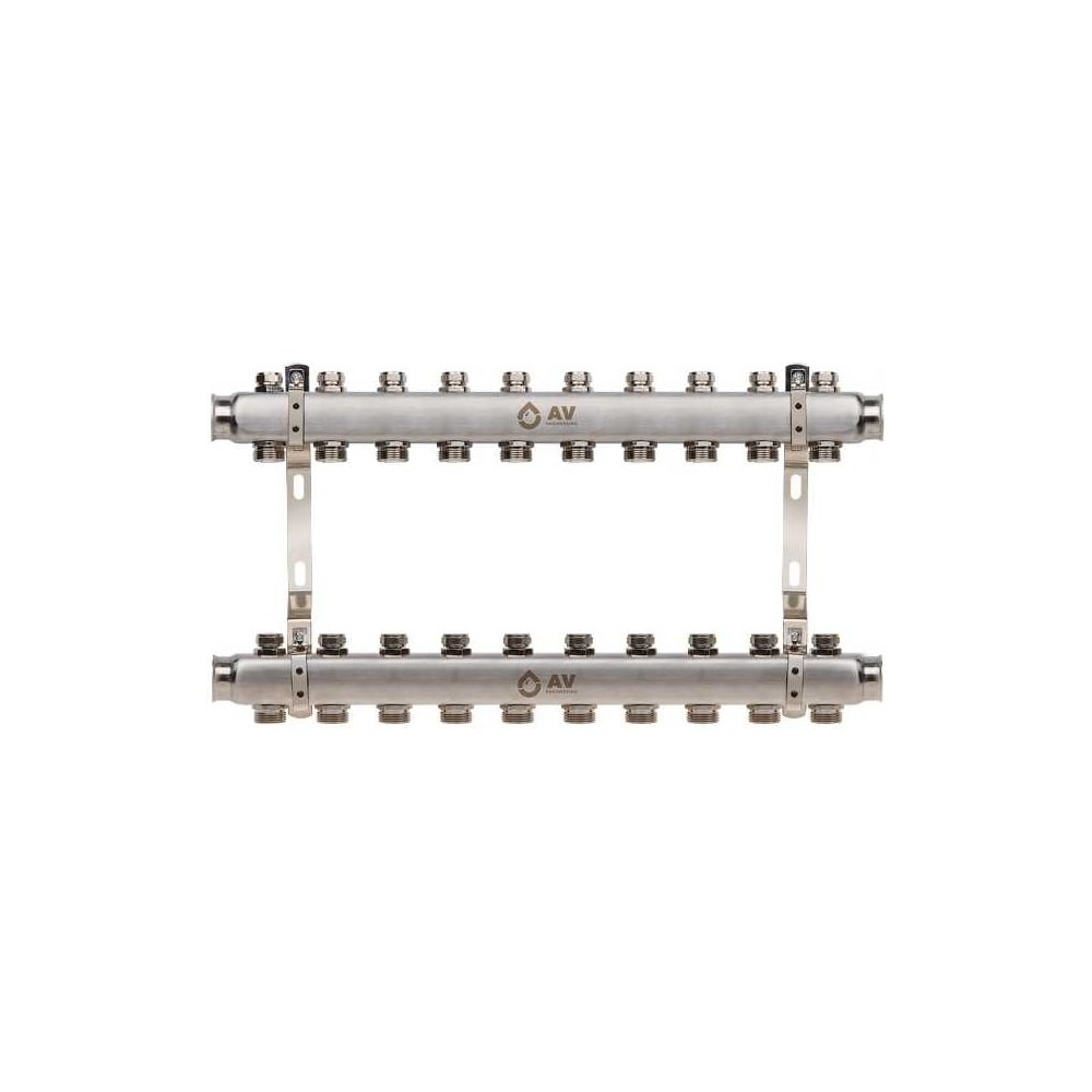 Изображение товара Коллекторная группа AV Engineering AVE162 на 10 выходов из нержавеющей стали