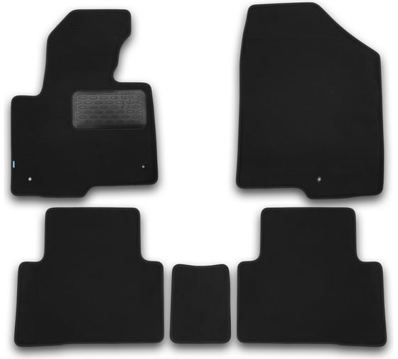 Изображение товара Коврики в салон KLEVER Premium HYUNDAI Santa Fe АКПП 2012-2017, кросс., 5 шт. KVR03205422110kh
