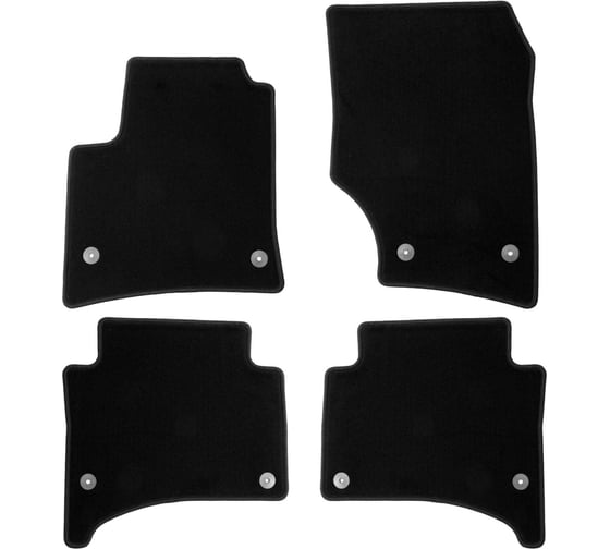 Изображение товара Коврики в салон KLEVER Econom VOLKSWAGEN Touareg 2002-2010, внед., 4 шт. KLEVER01510101200k