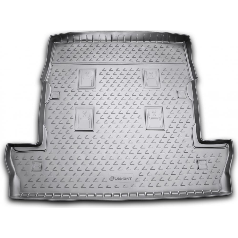 Автомобильный коврик в багажник LEXUS LX 570, 2007-2012, 2012-, внед. 7 мест длин. ELEMENT коврик в багажник lexus gs300 2008 2016 сед полиуретан