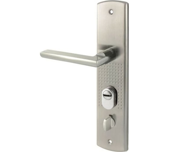 Изображение товара Дверная ручка на планке НОРА-М 200108 правая мат.никель 16412