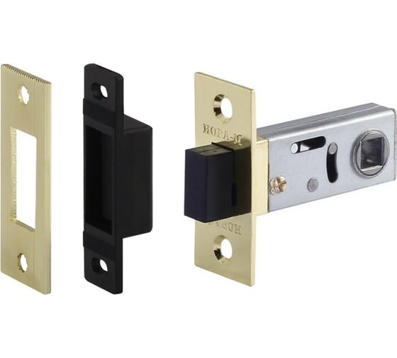 Изображение товара Дверная магнитная защелка НОРА-М С-50М матовая латунь 16575