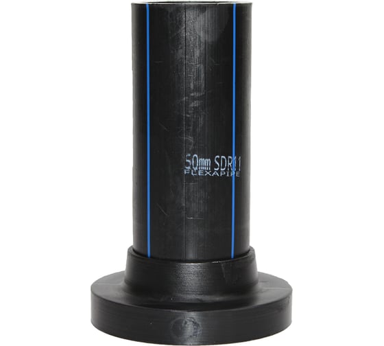 Изображение товара Втулка под фланец Флексапайп + ПЭ100, SDR11, Ø50, удлиненная УТ0049715