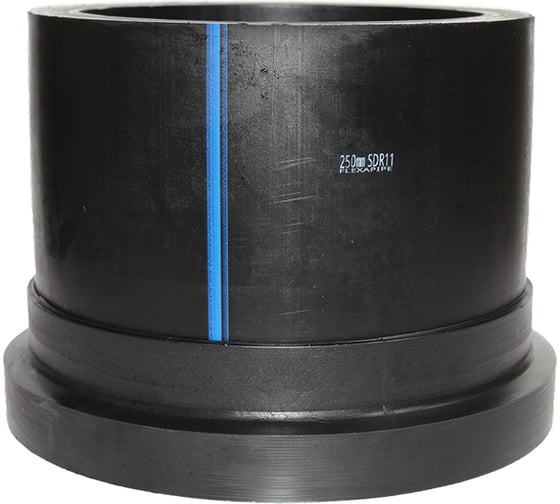 Изображение товара Втулка под фланец Флексапайп + ПЭ100, SDR11, Ø250, удлиненная УТ0049725