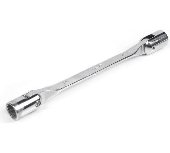 Изображение товара Торцевой шарнирный хромированный ключ HORTZ 14х15 HOR 120798