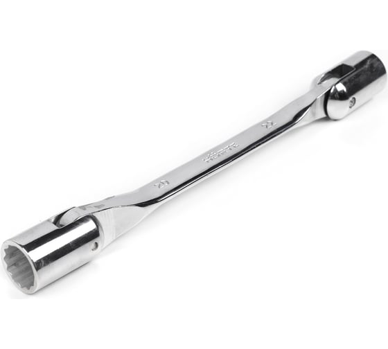 Изображение товара Торцевой шарнирный хромированный ключ HORTZ 20х22 HOR 120801