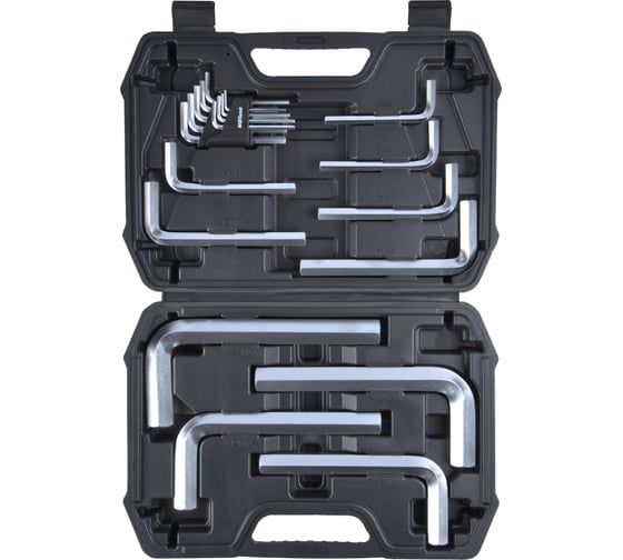 Изображение товара Набор Г-образных ключей AV Steel HEX 2-22мм 19 предм. AV-361119