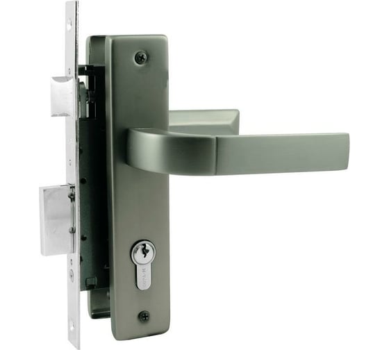 Изображение товара Врезной замок НОРА-М N107-70 Л графит 16705