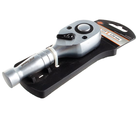 Изображение товара Трещотка AV Steel 1/2 72 зубца укороченная 120мм AV-528600