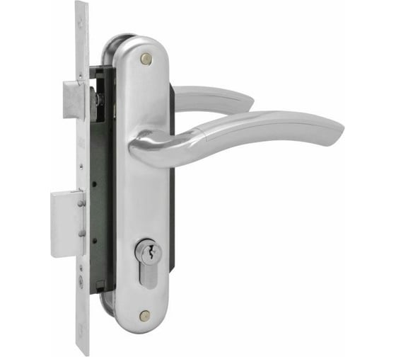 Изображение товара Врезной замок НОРА-М N23-70 Л мат.хром 9319