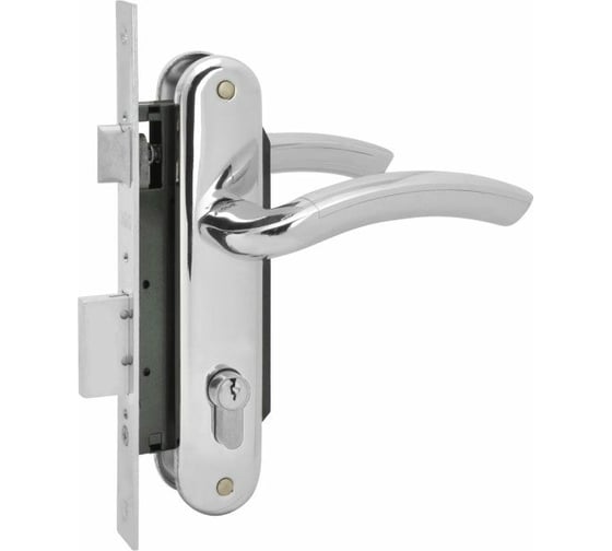 Изображение товара Врезной замок НОРА-М N23-70 Л хром 9320