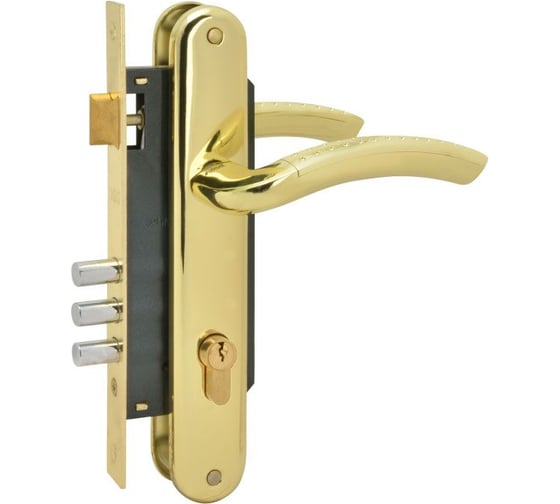 Изображение товара Врезной замок НОРА-М N96-85 M золото 11494