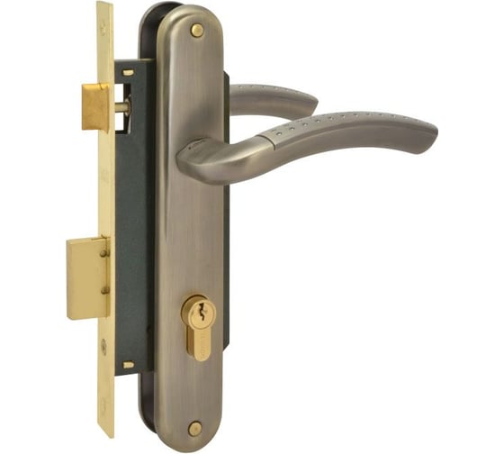 Изображение товара Врезной замок НОРА-М N96-85 К ст.бронза 8286