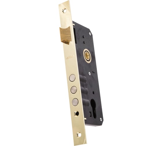 Изображение товара Корпус замка НОРА-М КЗВР-101 85 мм латунь полир. 5273