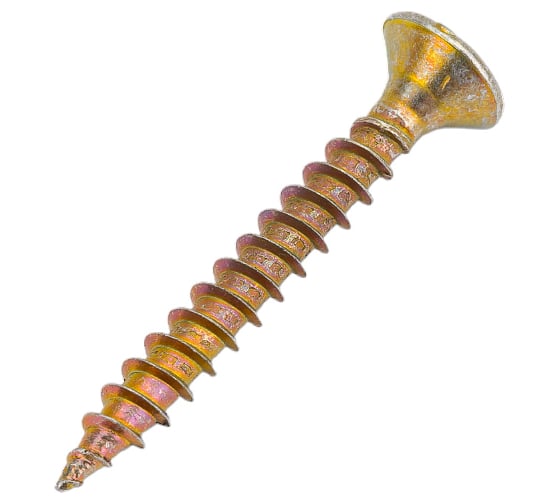 Изображение товара Шуруп VIPкрепеж жёлтый цинк 4,5х35 140 шт 31362 VIPL