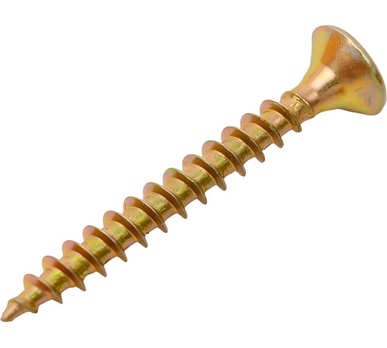 Изображение товара Шуруп VIPкрепеж жёлтый цинк 3,5х30 250 шт 31322 VIPL