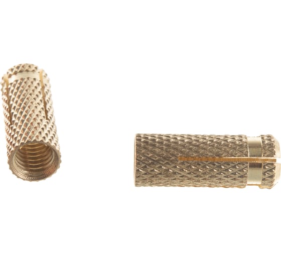 Изображение товара Забиваемый анкер цанга Качественный КРЕПЕЖ М8 латунь 100 шт. 0500039 КЧ