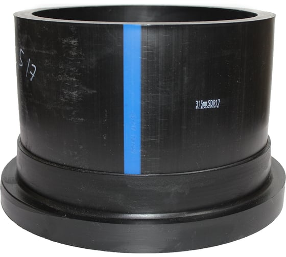 Изображение товара Втулка под фланец Флексапайп + ПЭ100, SDR17, Ø315, удлиненная FLEXAPIPE УТ0049755