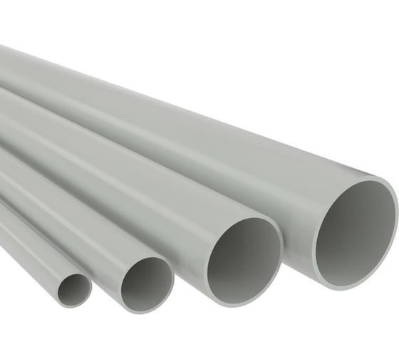 Изображение товара Труба DKC ПВХ, жёсткая, гладкая д.20мм, тяжёлая, 3м, цвет серый 63520