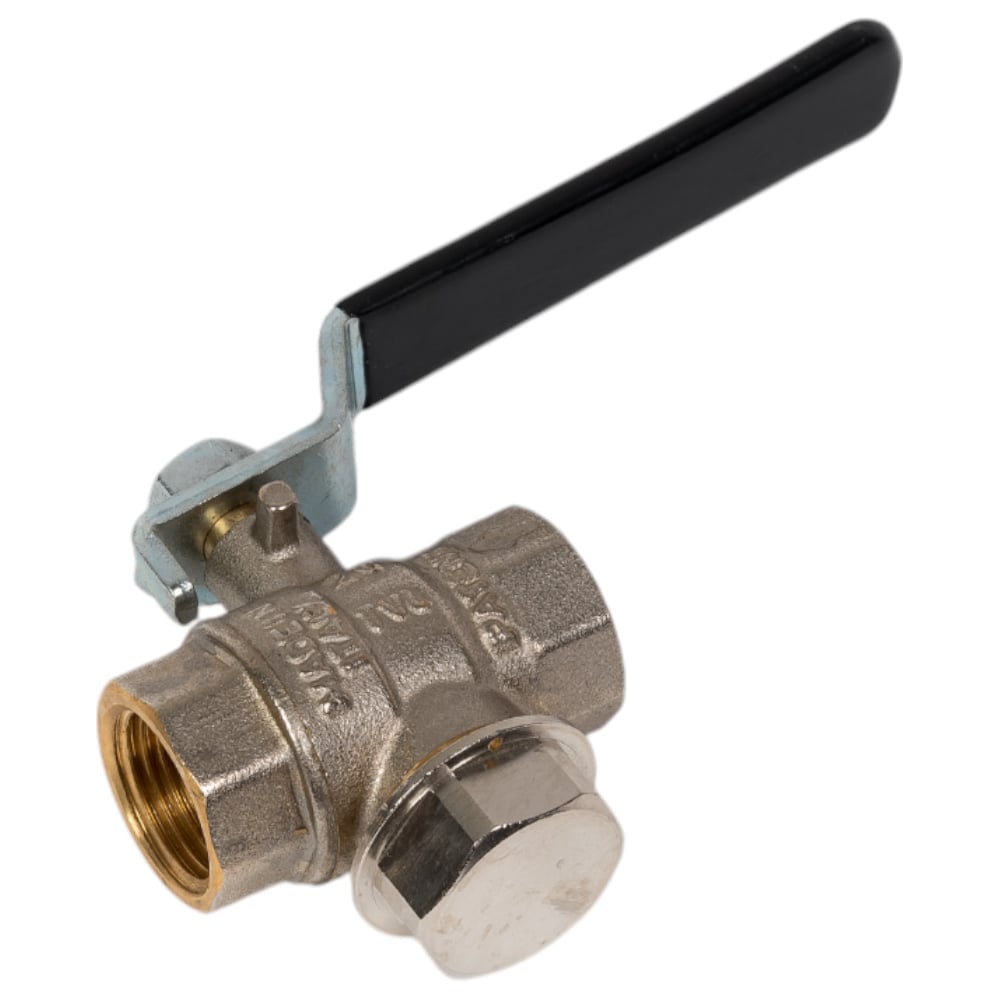 Изображение товара Шаровой кран с фильтром STOUT 1/2 резьба для воды профессиональный