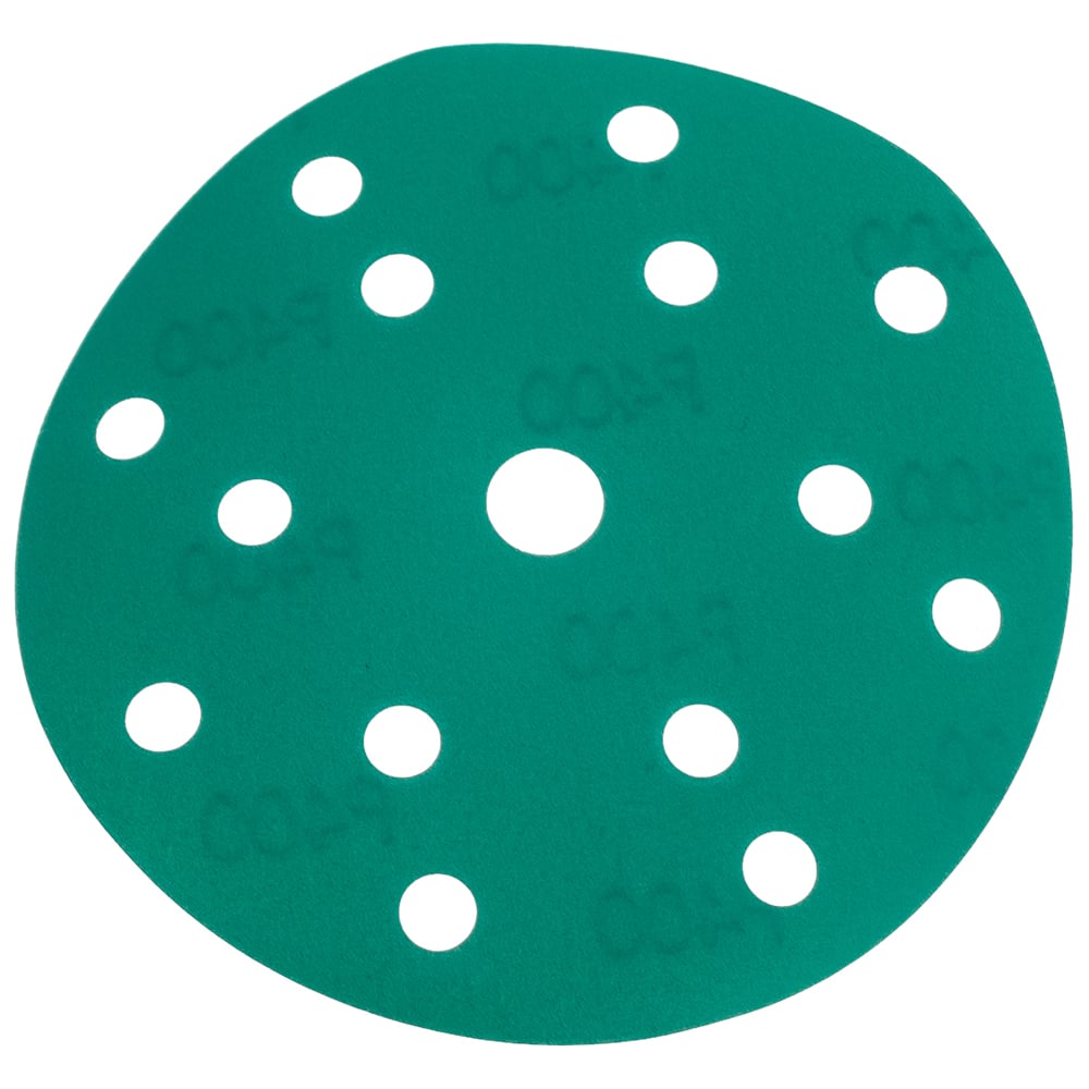 Изображение товара Диск абразивный с липучкой DTC-Film green 150 мм 5 шт P400 универсальный