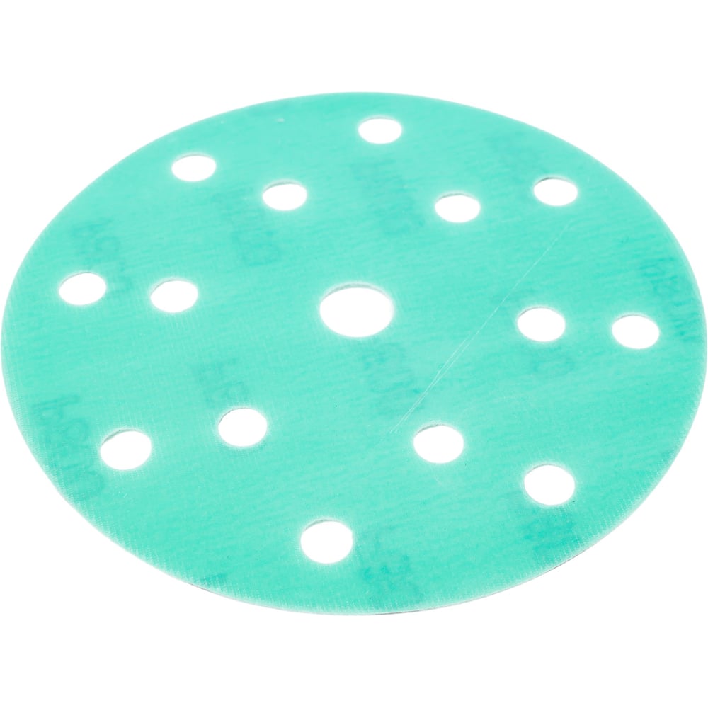 Изображение товара Диск абразивный с липучкой DTC-Film green 150мм 8+6+1 отверстий P800 5 шт