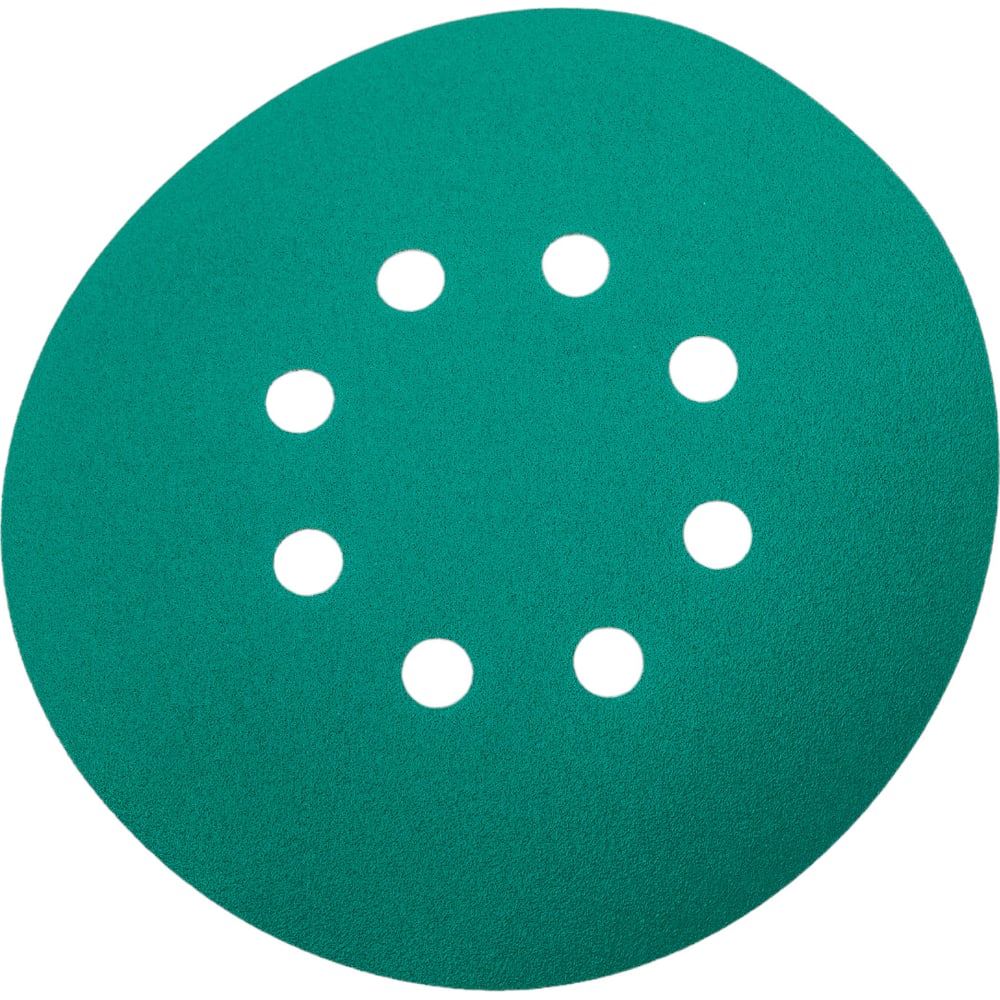 Изображение товара Абразивный диск DTC-Film green 150 мм с липучкой 8 отверстий 5 шт