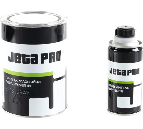 Изображение товара Акриловый грунт + отвердитель Jeta PRO 5553/1 gray
