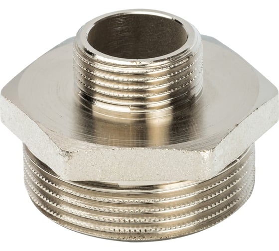 Изображение товара Переходной никелированный ниппель STOUT НН 1 1/2X3/4 SFT-0004-011234 RG008Q0OCOFFFE